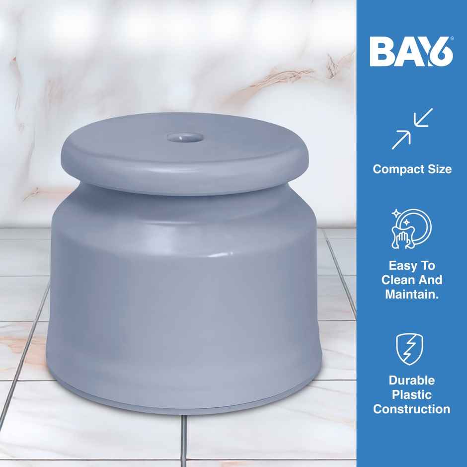BAY6 Royce Bath Stool - Grey