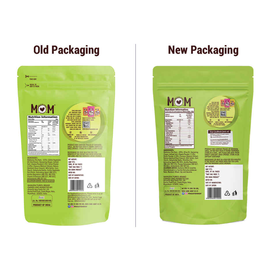 MOM Cream & Onion Roasted Makhana