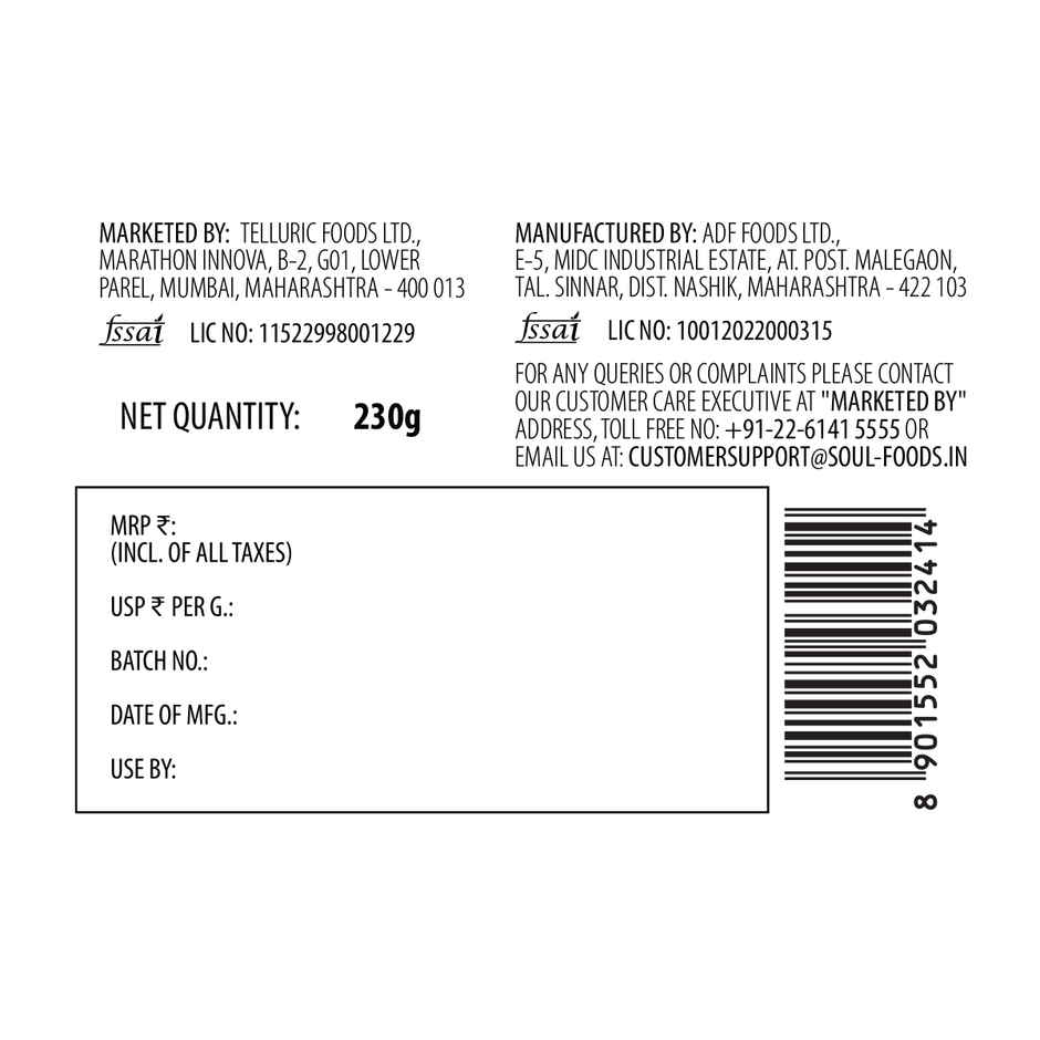 Adf Soul Sweet Chilli Dip & The Baker's Dozen Zero Maida Lavash Baked Snack Combo