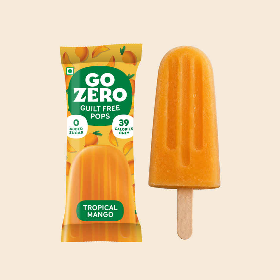 Go Zero Tropical Mango Guilt Free Fruit Pops