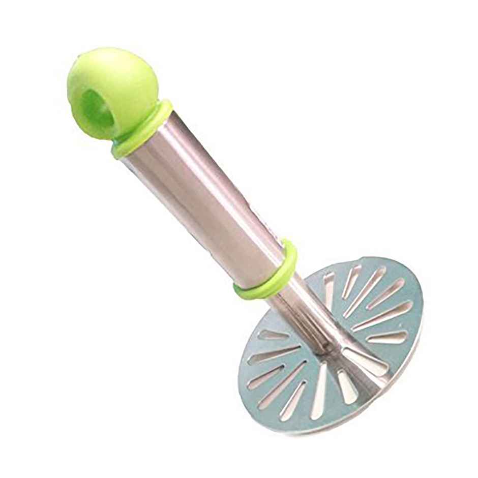 YouBee Stainless Steel Vegetable Crusher with Handle | 1 Pcs | Multi-Colour