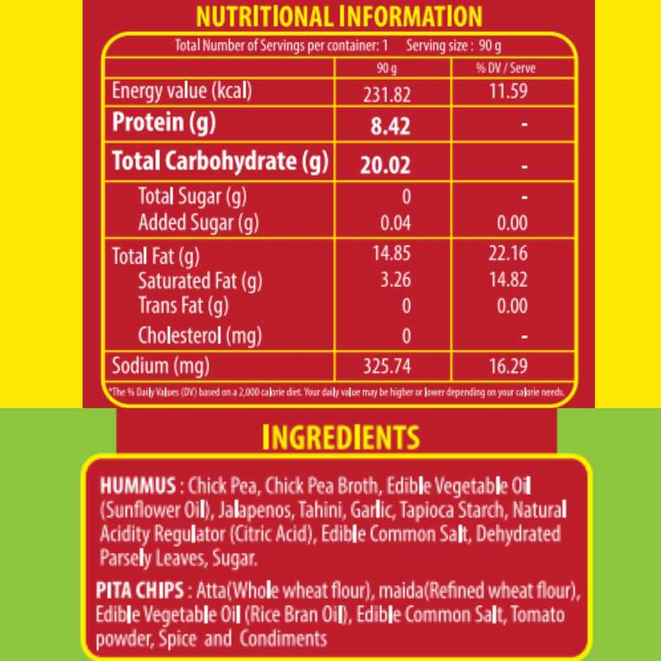 The Khao Project On the Go Parsley Jalapeno Hummus Combo