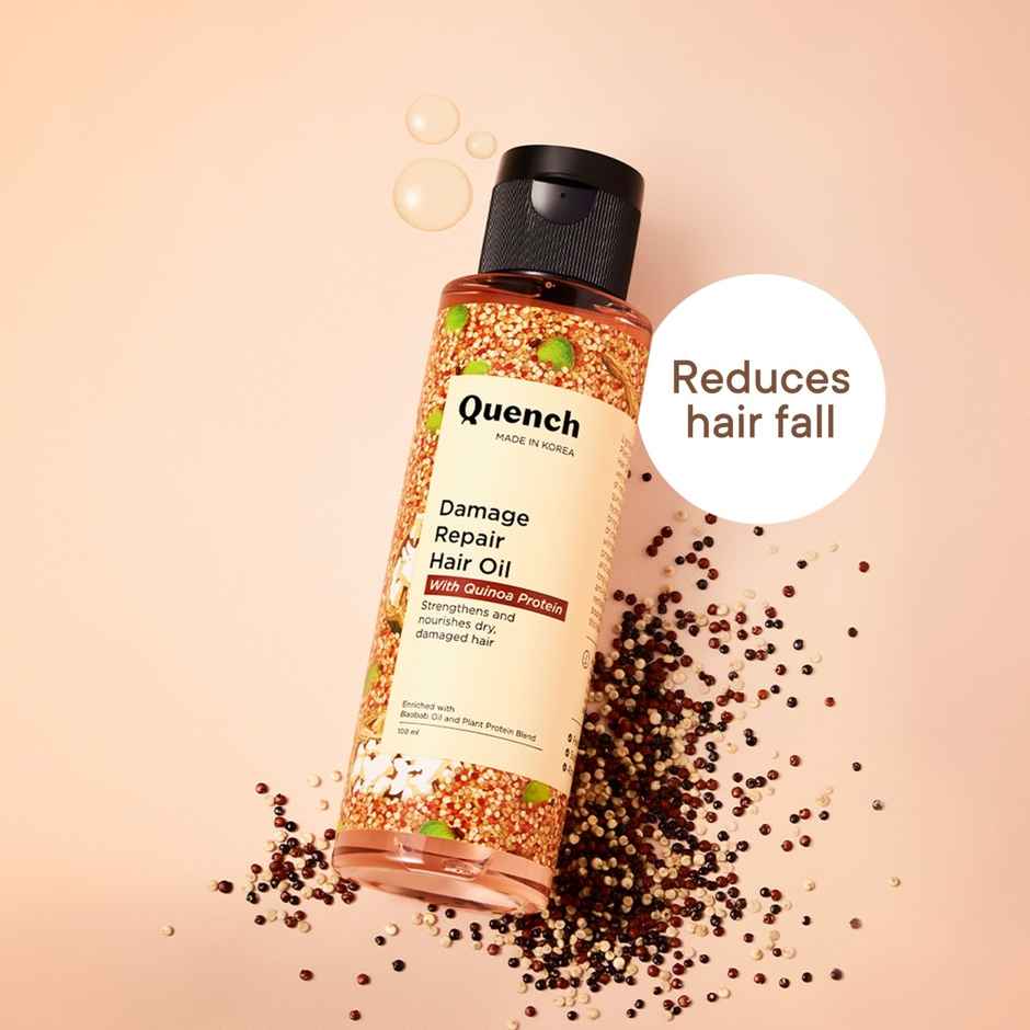 Quench Damage Repair Hair Oil | With Quinoa Protein
