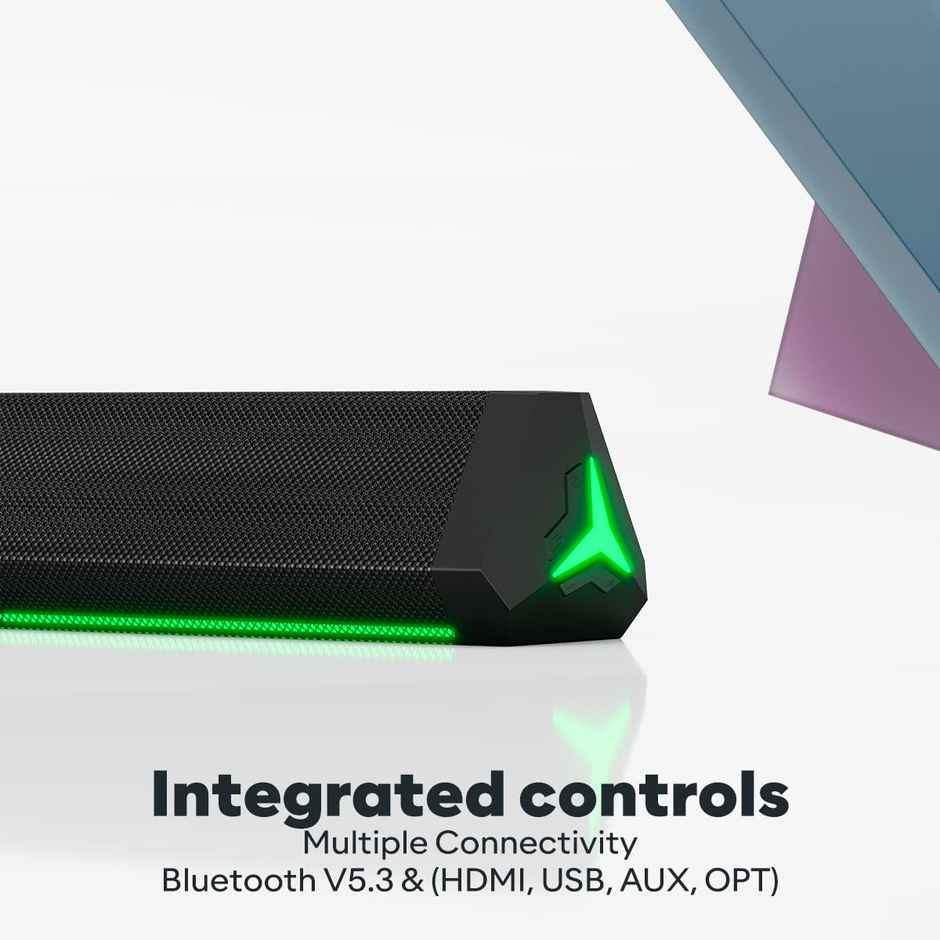 Govo Gosurround 950 | 280W Sound Bar | 5.1 Channel Home Theatre With 6.5" Subwoofer,(Black)