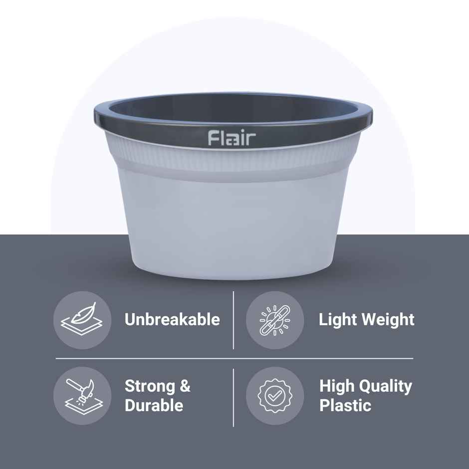 Flair Estella Home Deep Tub 20 L - Gray