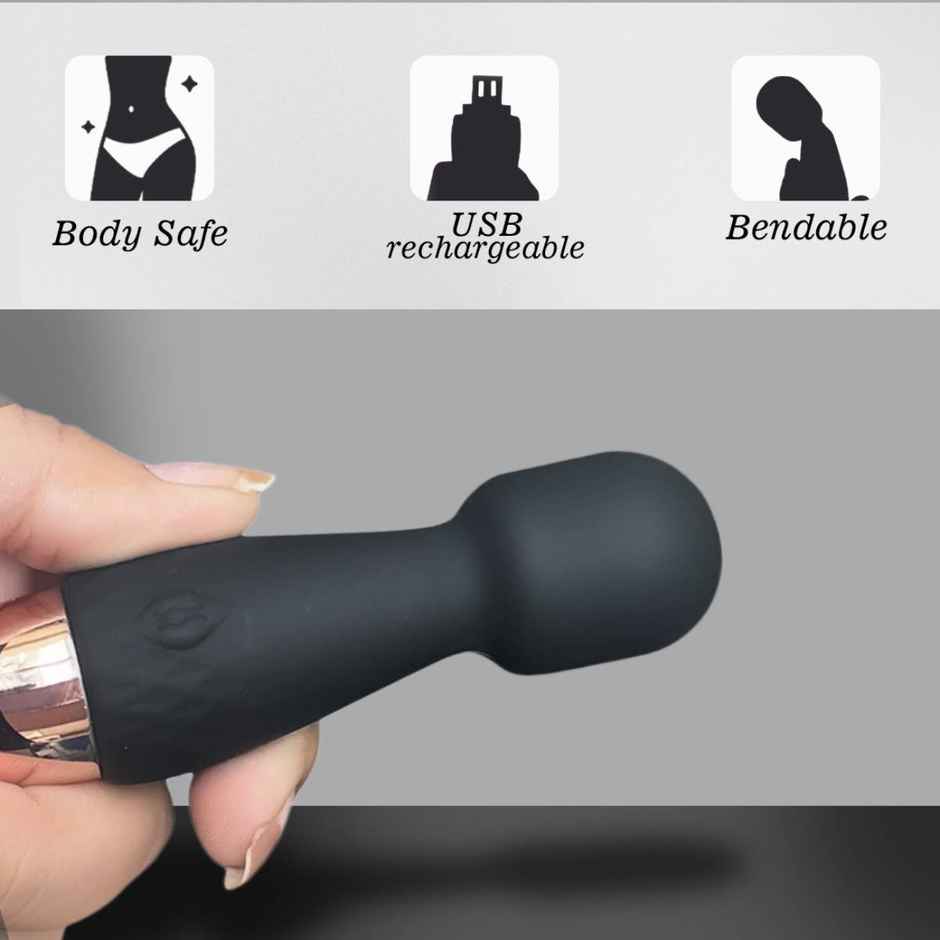 Calmras Mini Personal Massager Black