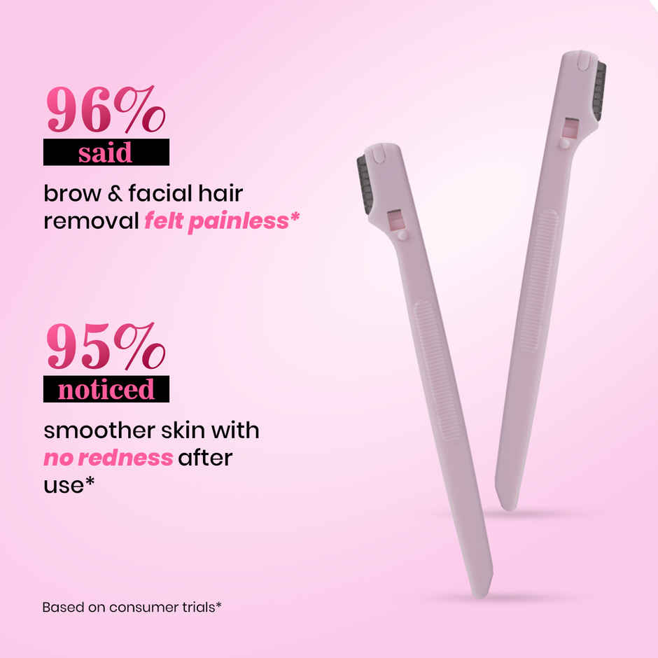 Sanfe SilkGlide Mini Brow Razor For Painless Hair Removal