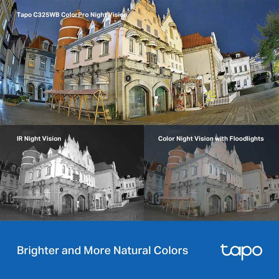 TP-Link Tapo C325WB 2K QHD Outdoor Security Wi-Fi Camera, IP66 Weatherproof, Works with Alexa&Google