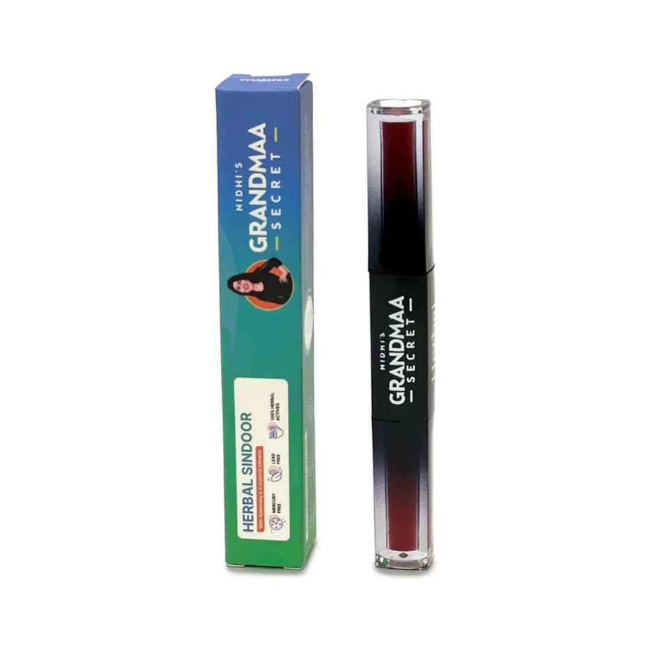 Nidhi'S Grandmaa Secret Herbal Sindoor With Rosemary - Curcumin Extracts