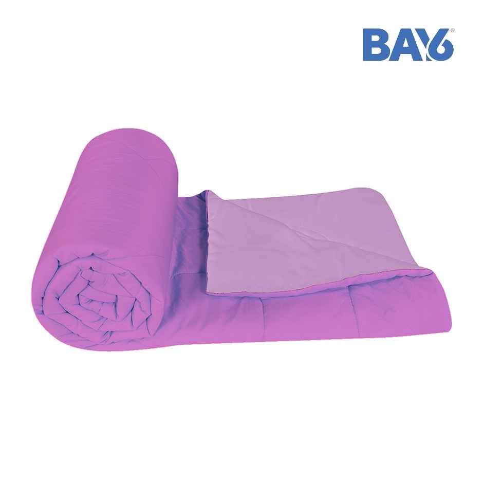 BAY6 Double Bed Reversible Comforter - Lavender| 220 x 240 cm
