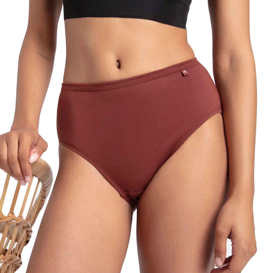 Jockey 1406 Women's Super Combed Cotton Underwear Mid Waist Hipster Panty|PO3 | Multicolor Dark assorted-XL