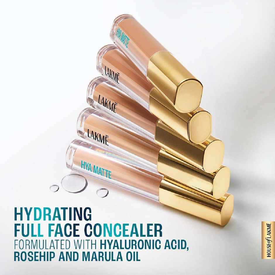 Lakme 9to5 Hya Matte Liquid Concealer | Nude