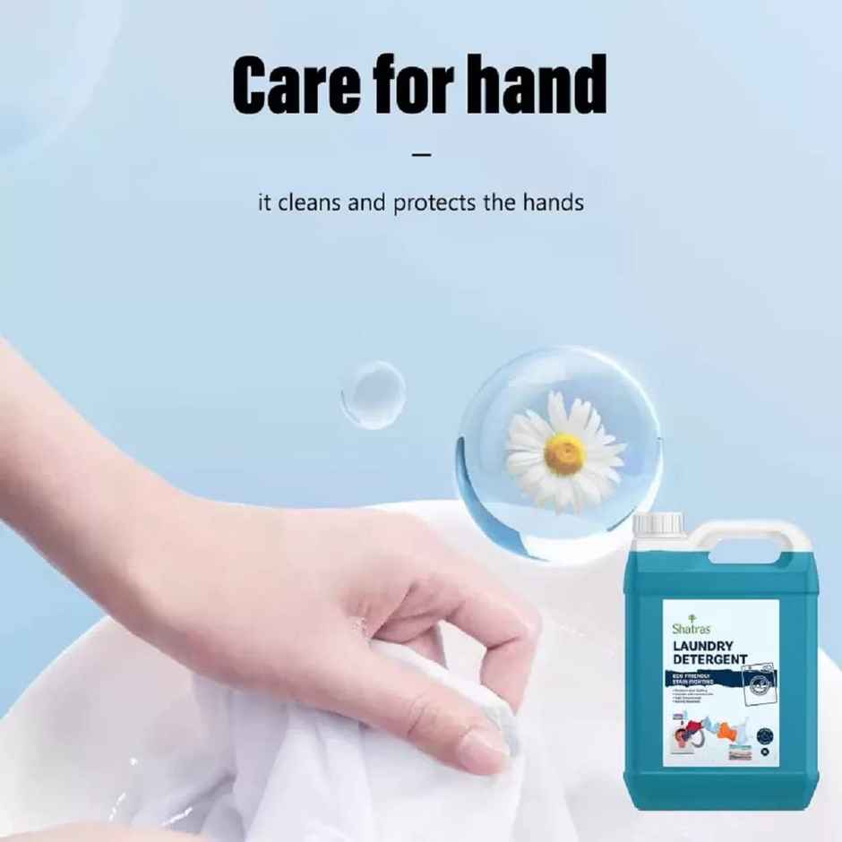Shatras Eco-Friendly Lavender Liquid Detergent | For All Types Of Washing Machine | Pack Of 2
