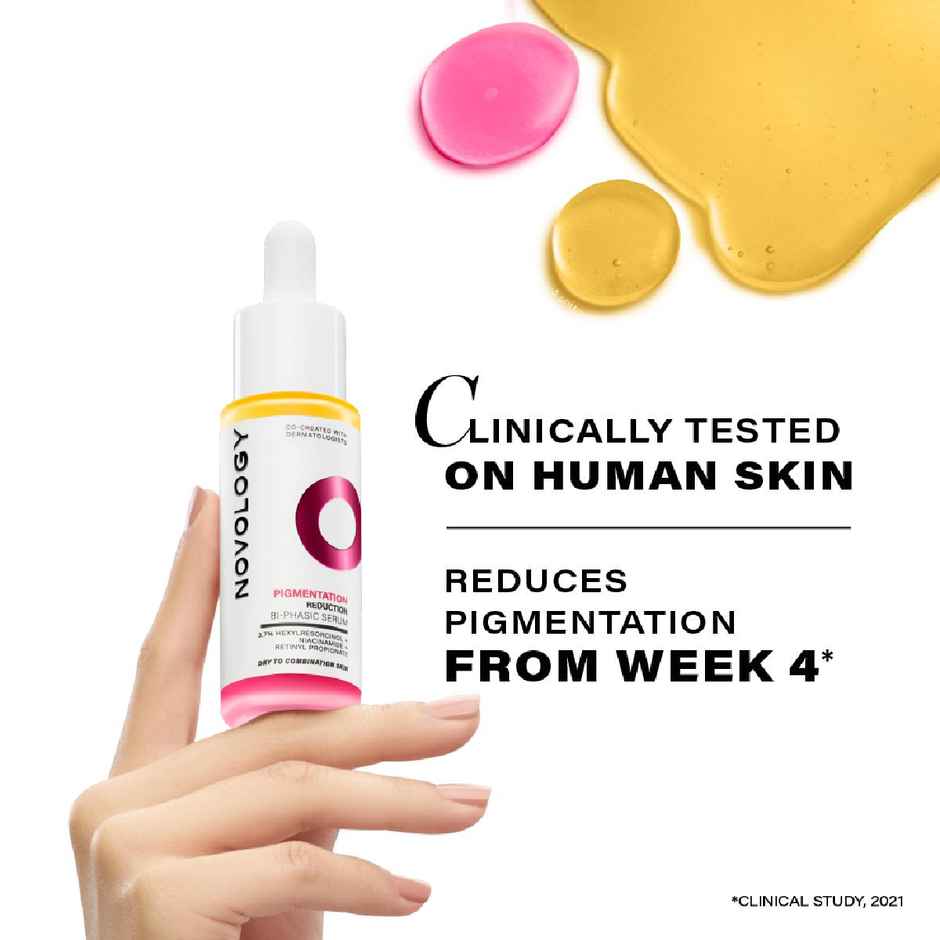 Novology Pigmentation Serum | Bi-Phasic Face Serum For Hyperpigmentation And Dark Spots