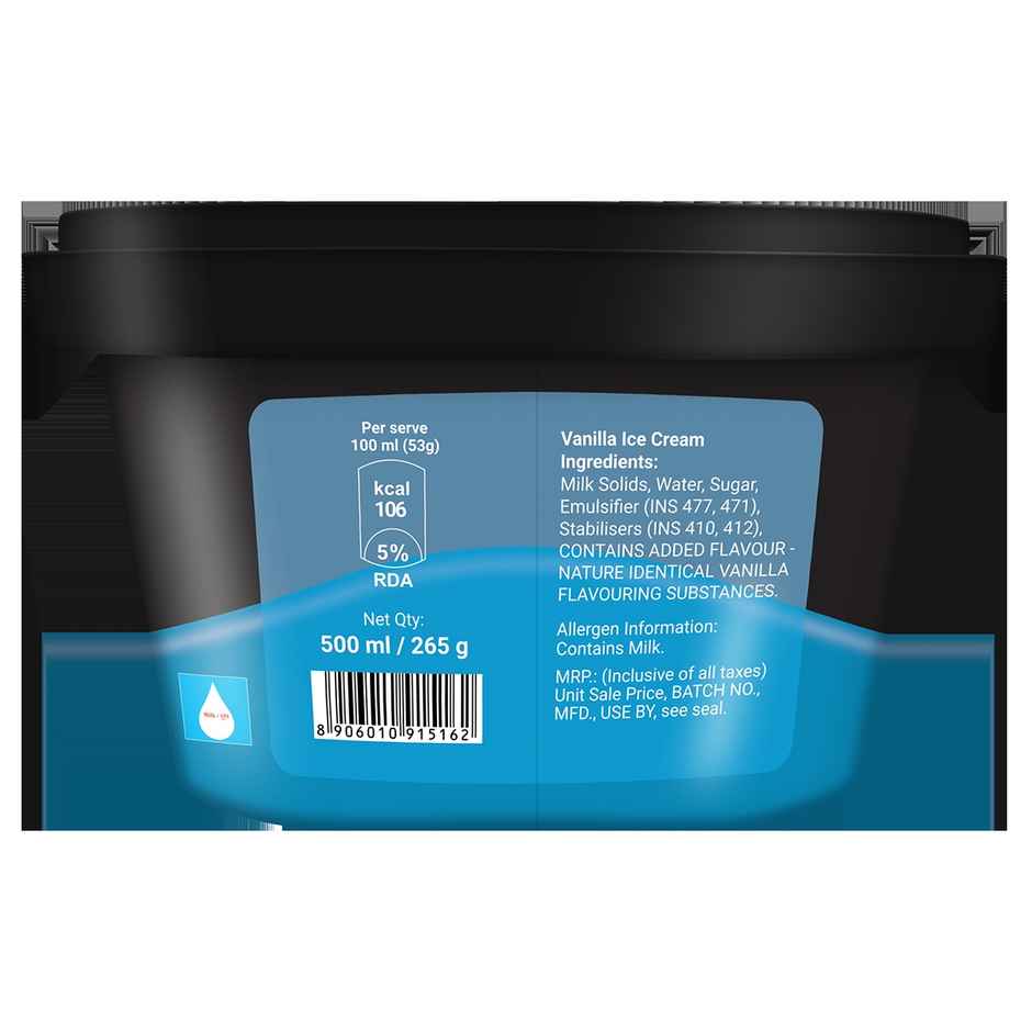 Blueberry Imported(120gms) & Dairy Day Vanilla Ice Cream Tub(500ml) Combo