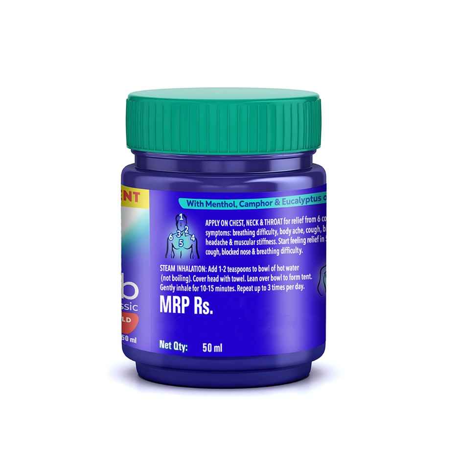 Vicks Vaporub - Relief for Cold, Cough, Congestion