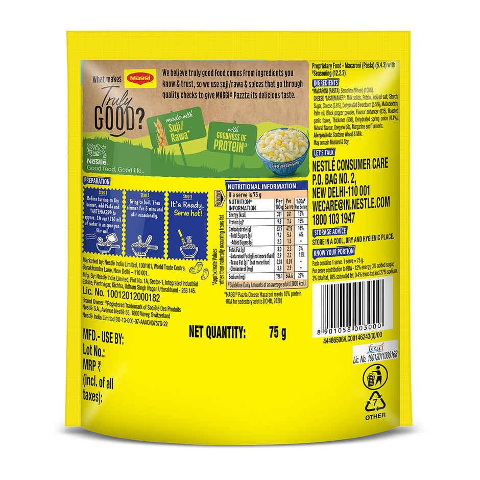MAGGI Pazzta Instant Pasta - Cheese Macaroni