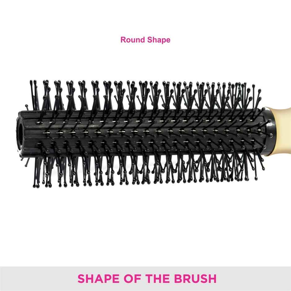 VEGA Round Hair Brush for Adding Curls| Volume and Waves in Hair| Men and Women|E1-RB