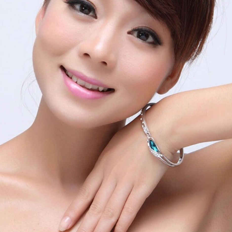 YouBella Fancy Party Wear Jewellery Silver Plated Charm Bracelet for Women (YBCRS - BRACELET - 92003B)