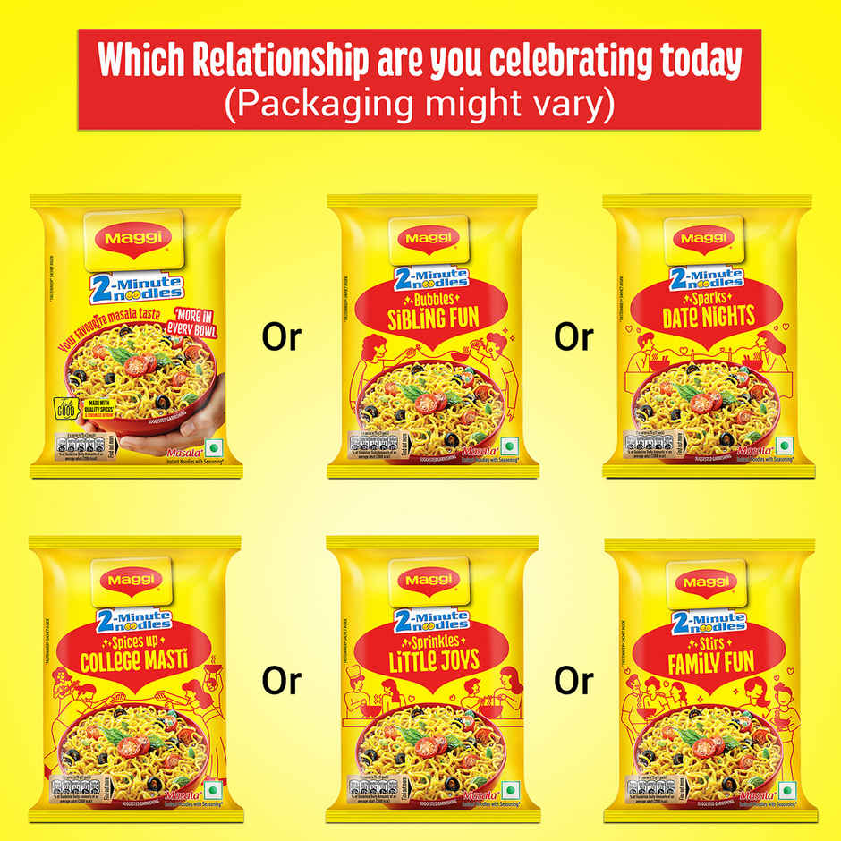 MAGGI 2-Minute Instant Noodles | Masala Noodles | Made With Quality Spices Combo