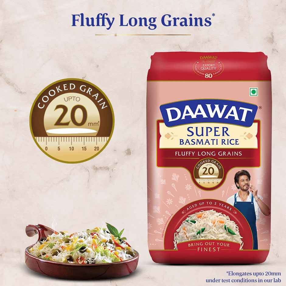 Daawat Super Basmati Rice | Long Grain