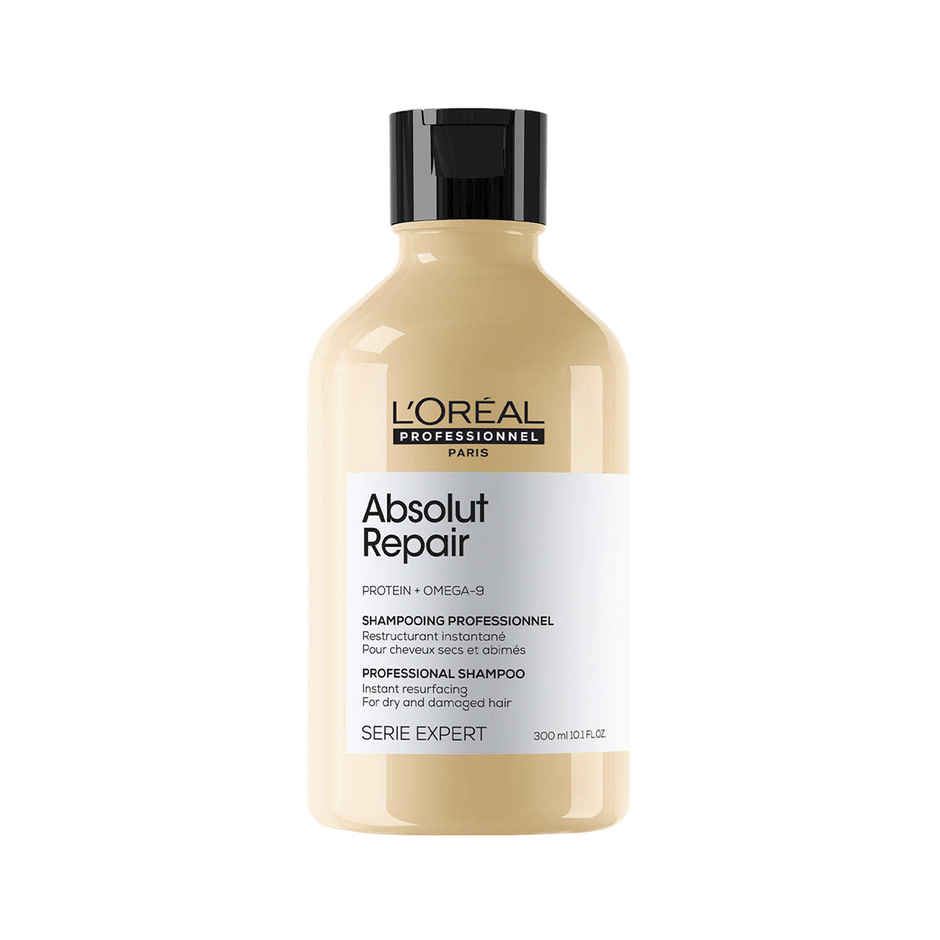 L'Oréal Professionnel Absolut Repair Shampoo For Dry and Damaged Hair With Wheat Protein