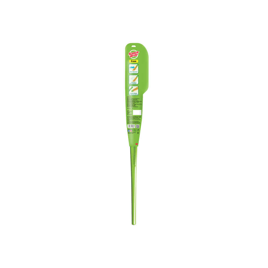 Scotch-Brite No-Dust Broom, Long handle, Easy floor cleaning (Multi-use) Combo  
