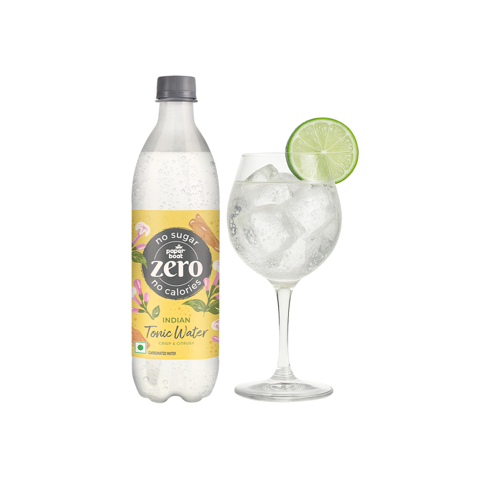 Paper Boat Zero Sugar Indian Tonic Water | Sugar Free Cocktail Mixer