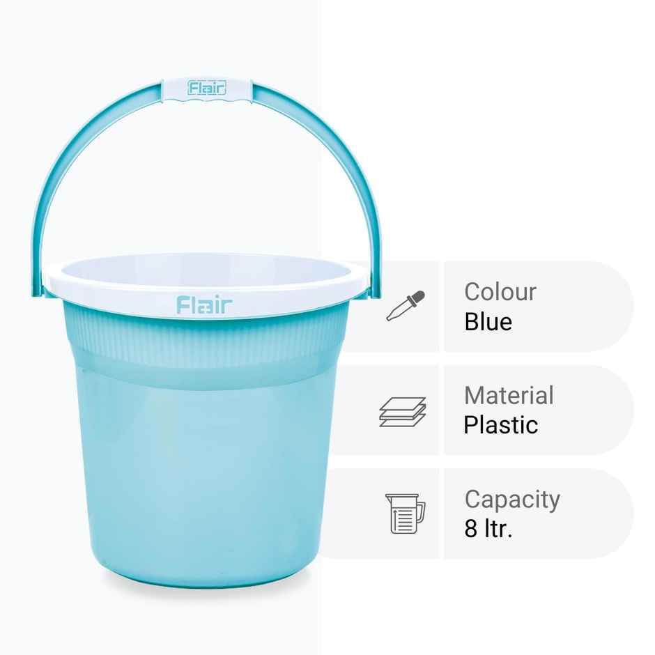 Flair Estella Home Bucket | 8 L | Blue