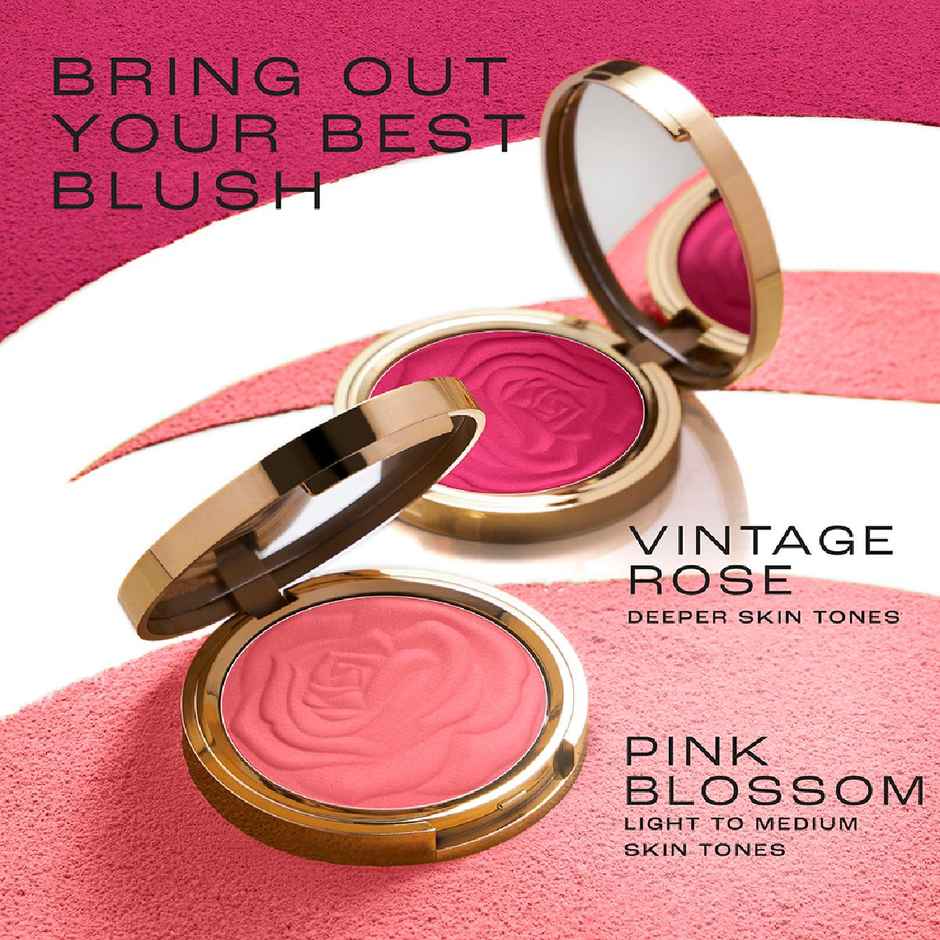 Lakme Showstopper Collection Rouge Bloom Powder Blush Pink Blossom