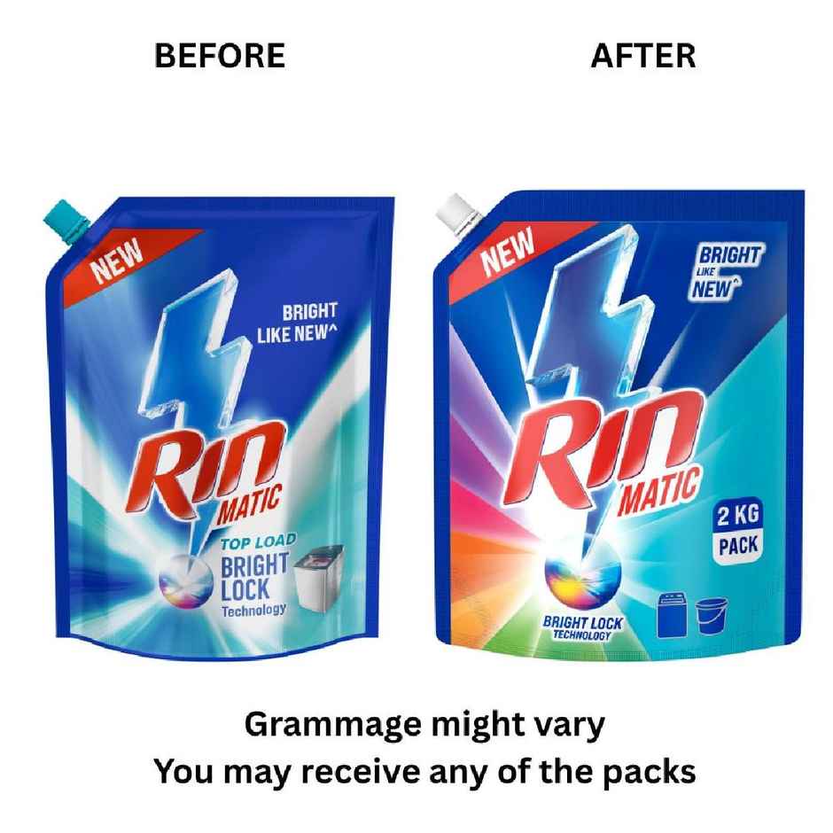 Rin Matic Top Load Detergent Liquid | Pouch