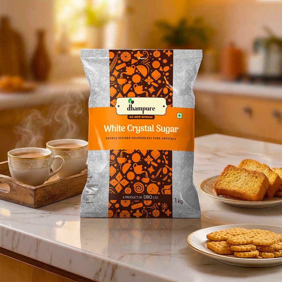 Dhampure White Crystal Sulphurless Sugar