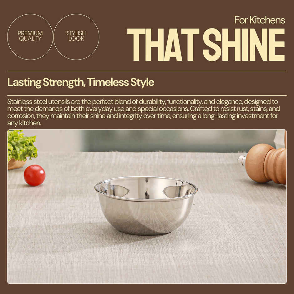 Jensons Stainless Steel Katori 5 Inch