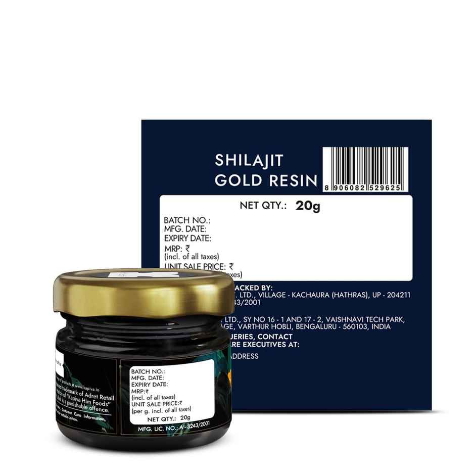 Kapiva Him Foods Shilajit Gold Resin Combo