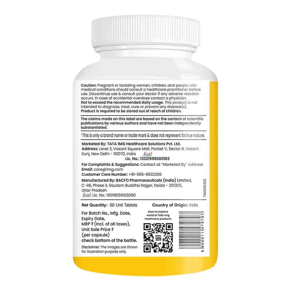 Tata 1mg Chelated Magnesium Plus Tablet 60 Tablets