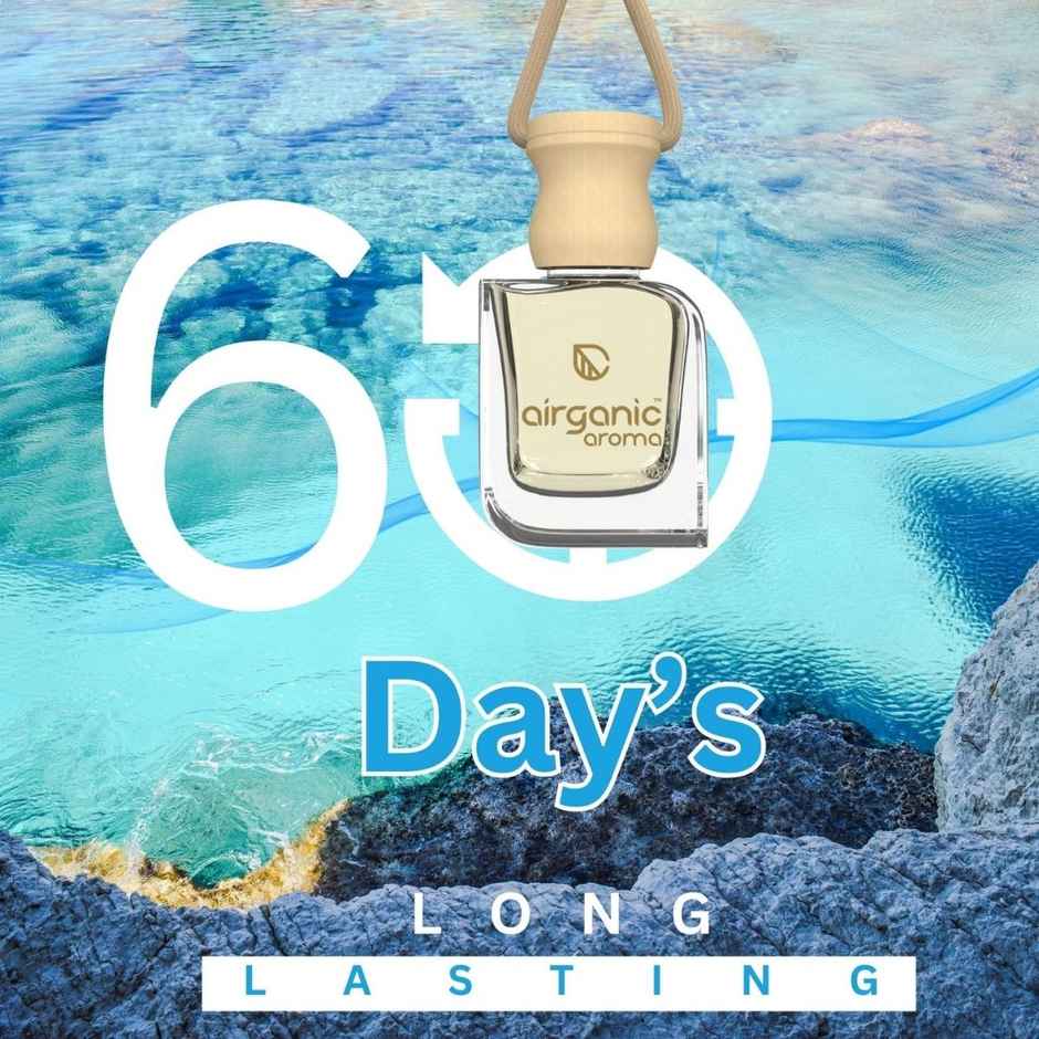 Airganic Swing Prime - Cool Water Car Perfume Pod | Natural Essential Fragrance Oils in Glass