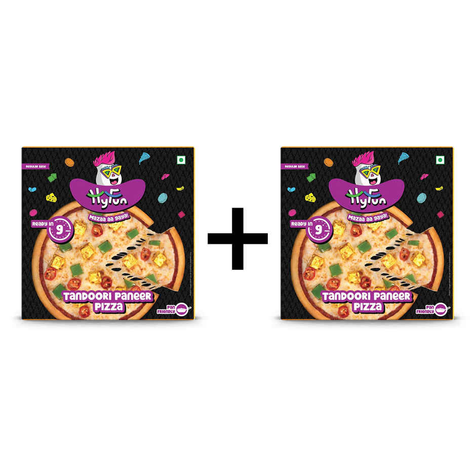 Hyfun Tandoori Paneer Pizza (Regular Base) 240 g X 2 Combo