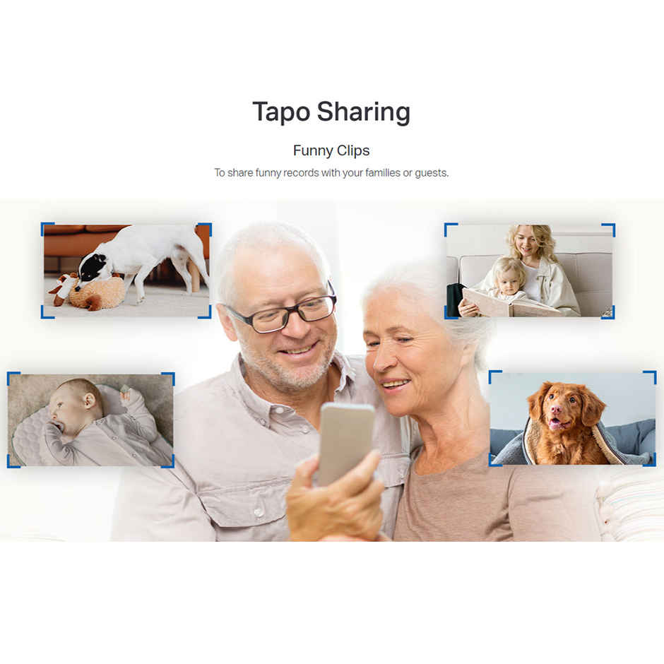 TP-Link Tapo C100 Home Security Wi-Fi Camera 2MP 1080p, Alexa Enabled, 2-Way Audio, Night Vision