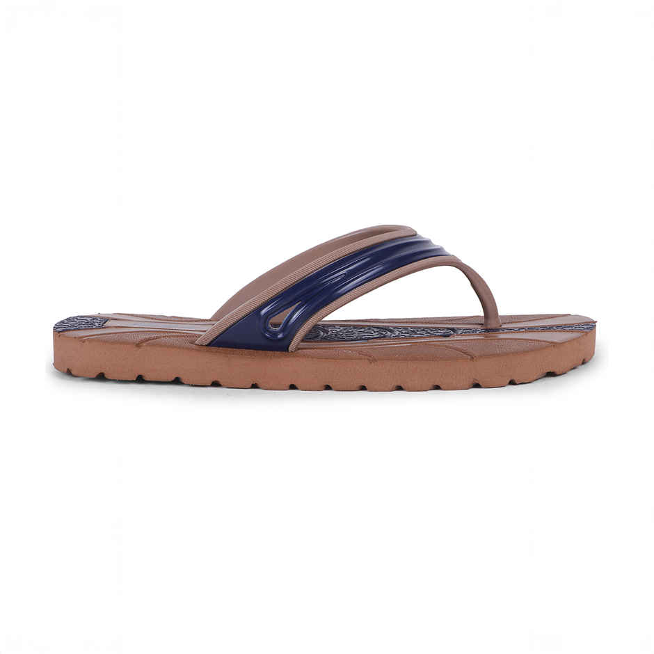 Action Men's Ong-19 Slippers | Evening Walk | Bathroom | Room Slippers | Tan and Wood - UK 10