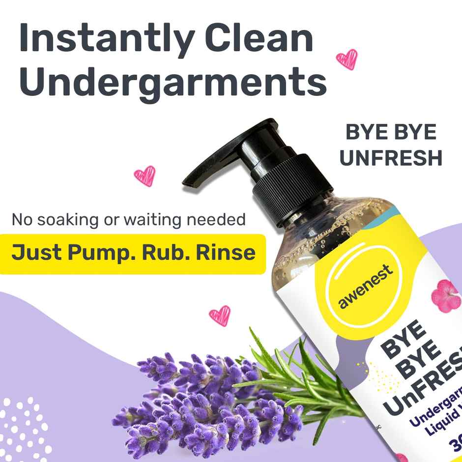 Awenest Bye-Bye Unfresh Undergarment Detergent Liquid