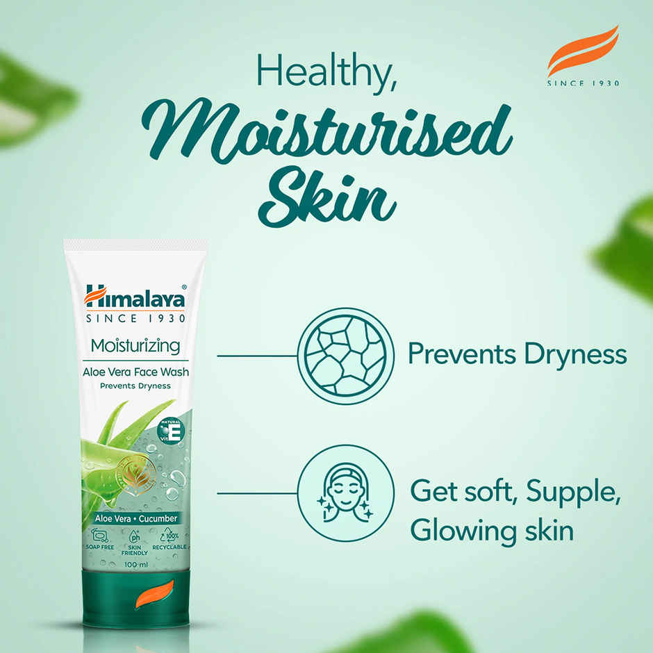 Himalaya Moisturizing Aloe Vera Face Wash 100mL