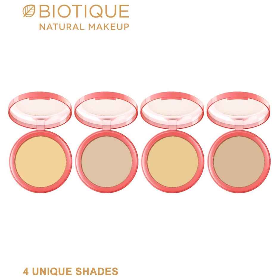 Biotique Compact Powder - Seashell | Long Lasting Oil Control
