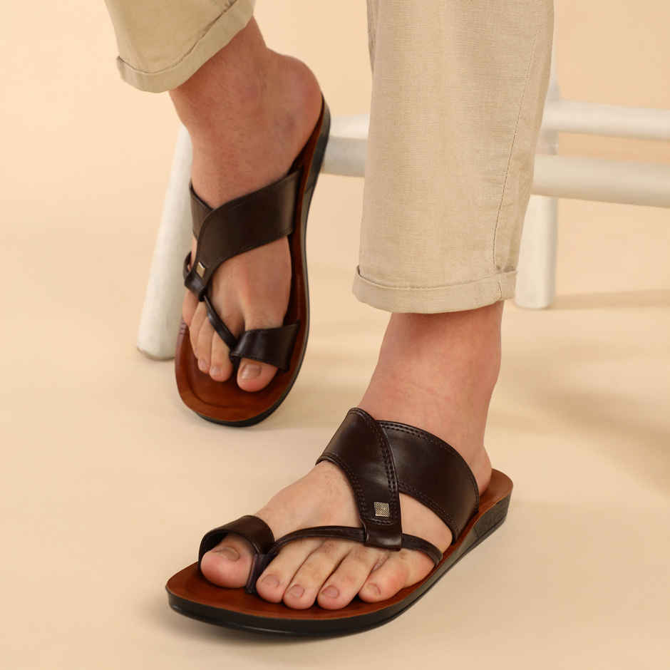 Paragon Men's Brown Pu Sandals PUK2221G UK 9