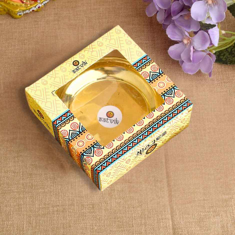 Pure Brass Gopal Ji Bhog Thali Set | Satvik