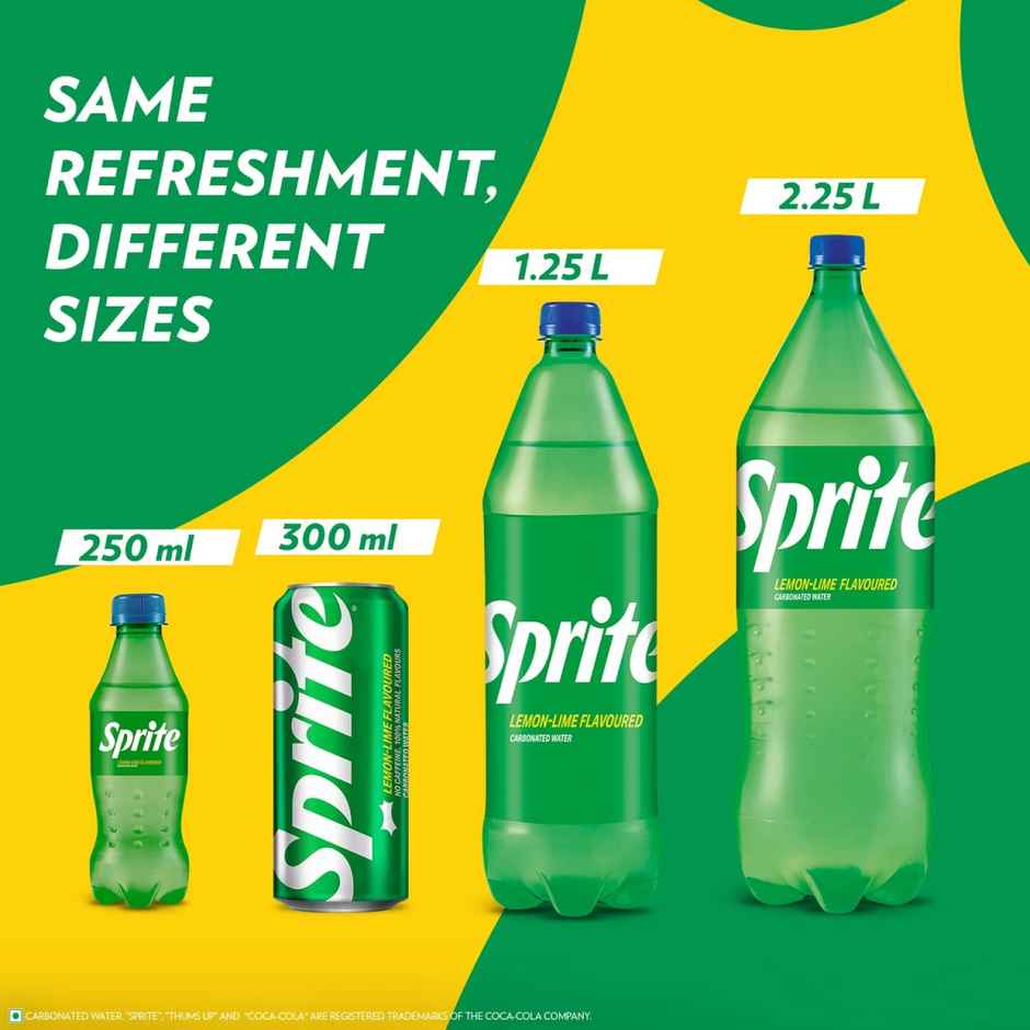 Sprite Lemon and Lime Soft Drink | Crisp & Refreshing