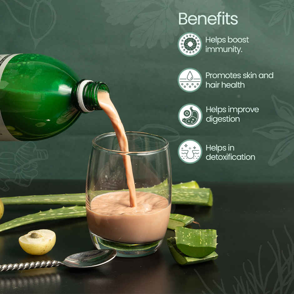 Krishna Herbal and Ayurveda Aloe Amla Mix Juice