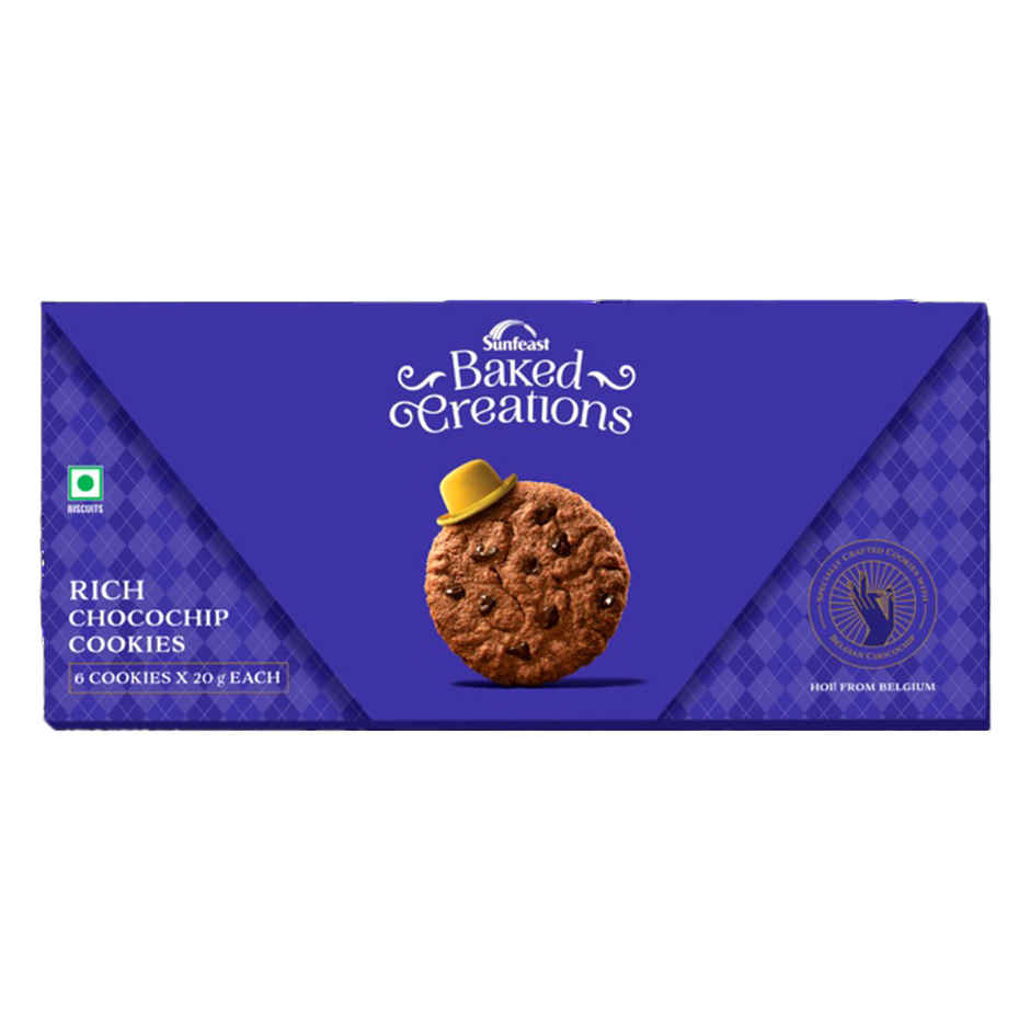 Sunfeast Baked Creations Rich Choco Chip Cookies