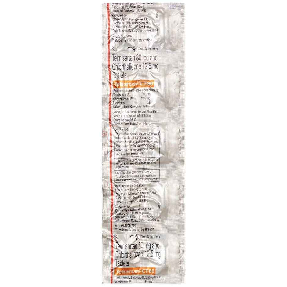 Telsartan-CT 80 Tablet