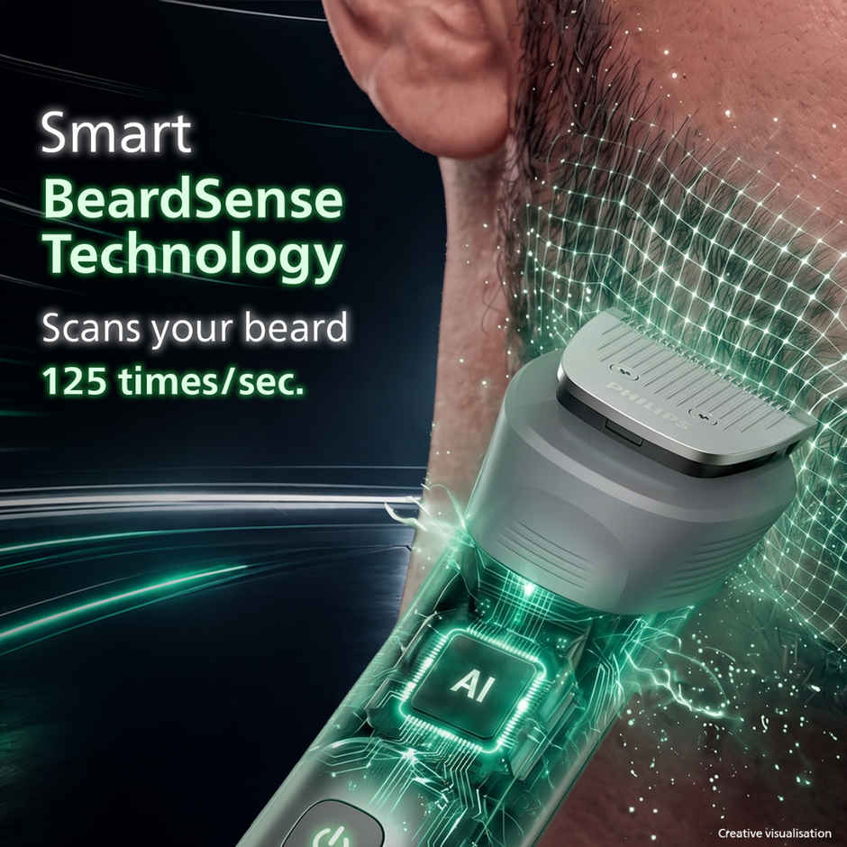 Philips All in One Trimmer 5000 Series 11 in 1 with BeardSense & Self Sharpening Blades MG5932/15