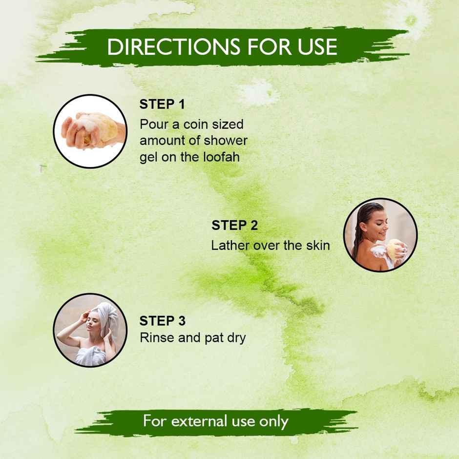 Neem & Aloe Vera Shower Gel Hydrating Antibacterial Body Wash For All Skin Types